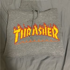 Thrasher cropped hoodie
